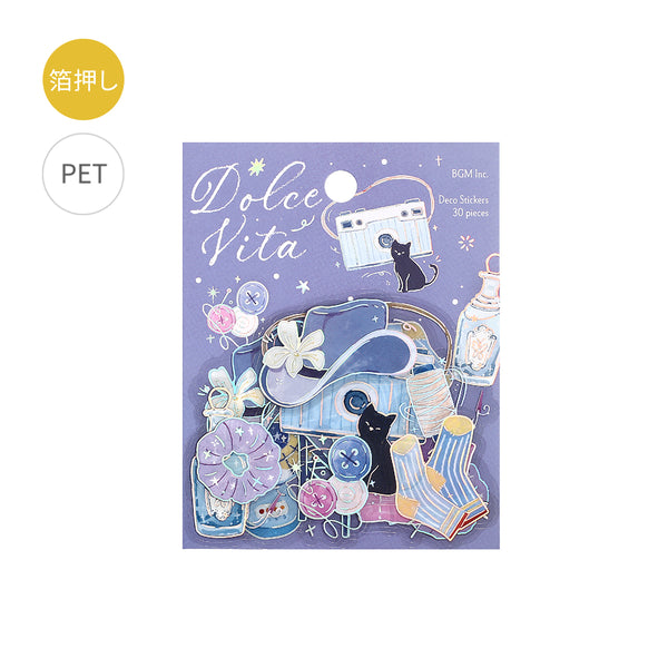 BGM Foil Stamping Flake Seal: Dolce Vita – Fragments of Life — front view