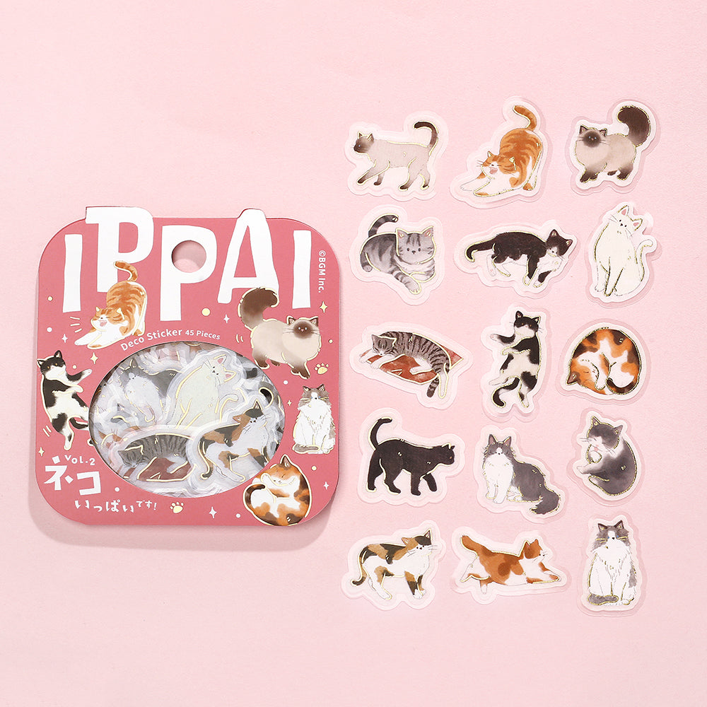 BGM Foil Stamping Flake Seal: IPPAI – Cats Galore Vol. 2 — side view