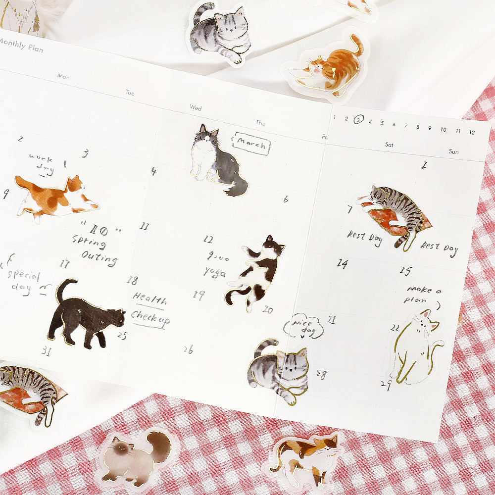BGM Foil Stamping Flake Seal: IPPAI – Cats Galore Vol. 2 — with packaging