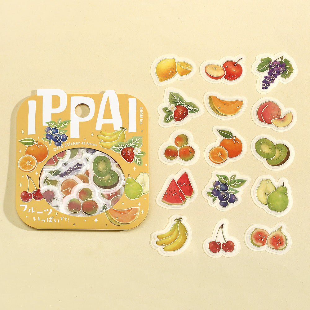 BGM Foil Stamping Flake Seal: IPPAI – Fruits Galore — side view