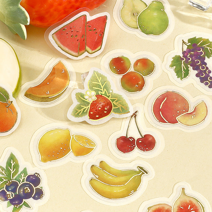 BGM Foil Stamping Flake Seal: IPPAI – Fruits Galore — detail view