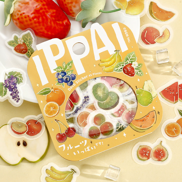 BGM Foil Stamping Flake Seal: IPPAI – Fruits Galore — in use