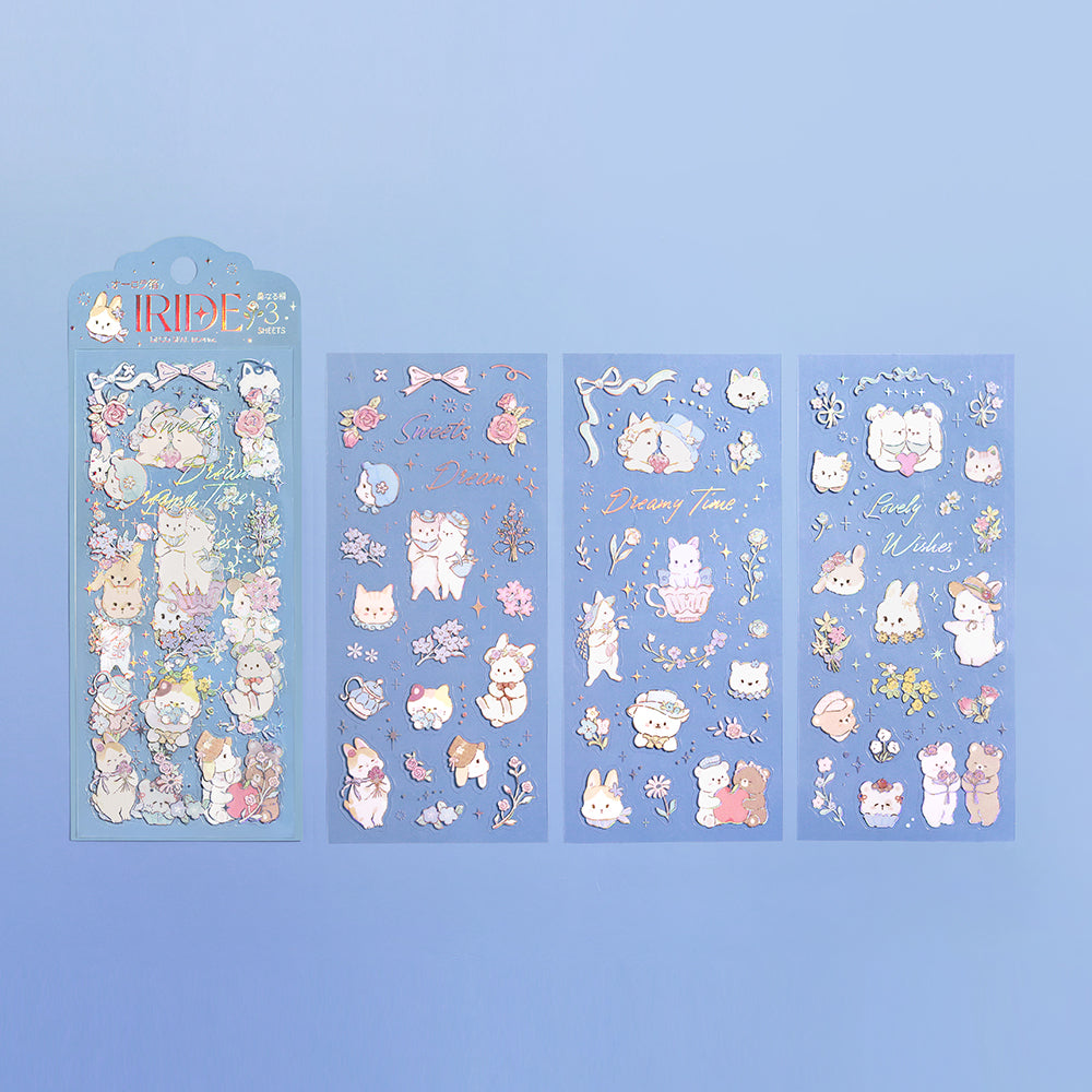 BGM Foil Stamping Iride Seal: Iride - Fairy Tale Animals
