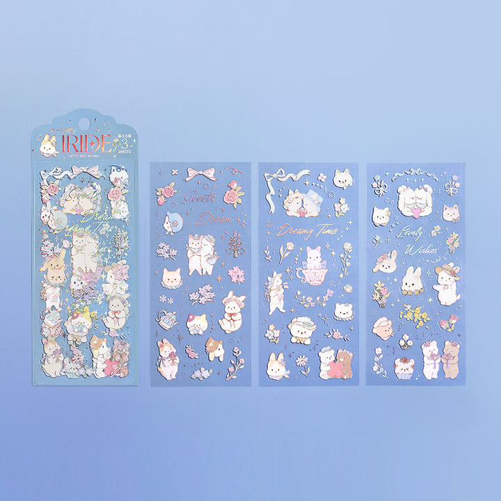 BGM Foil Stamping Iride Seal: Iride - Fairy Tale Animals