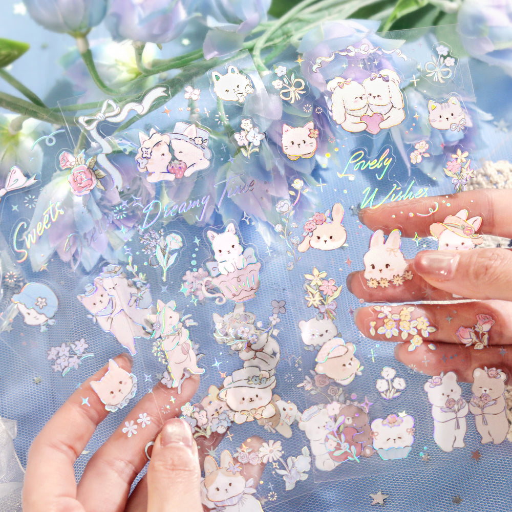 BGM Foil Stamping Iride Seal: Iride - Fairy Tale Animals