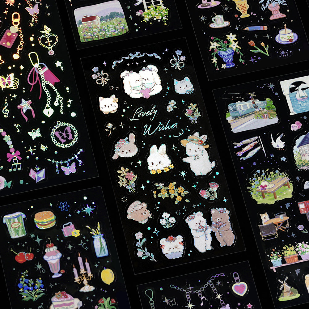 BGM Foil Stamping Iride Seal: Iride - Fairy Tale Animals