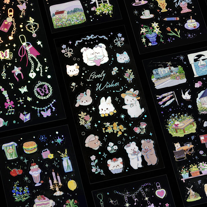 BGM Foil Stamping Iride Seal: Iride - Fairy Tale Animals