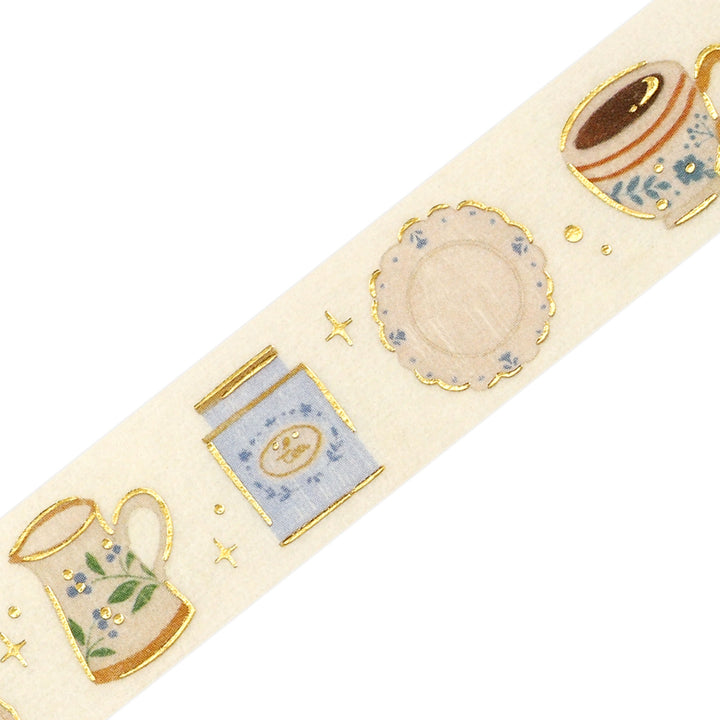 BGM Foil Stamping Washi Tape – Afternoon Tea Set