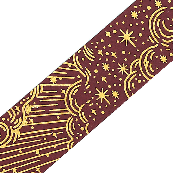 BGM Foil Stamping Masking Tape: Grimoire of Stars: Flame — pattern detail