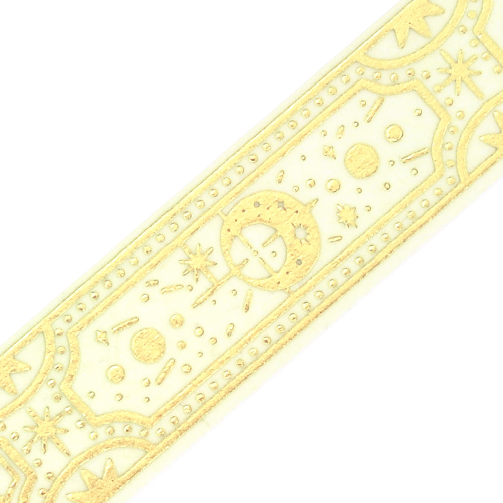 BGM Foil Stamping Masking Tape: Grimoire of Stars: Light — pattern detail