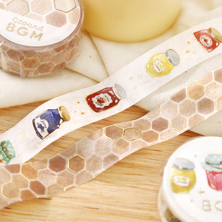BGM Foil Stamping Masking Tape: Life - Fruit Jam — pattern detail