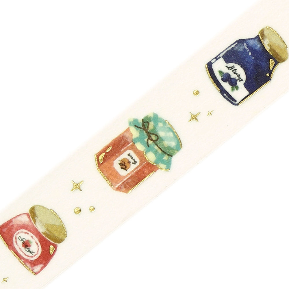 BGM Foil Stamping Masking Tape: Life - Fruit Jam — applied on surface