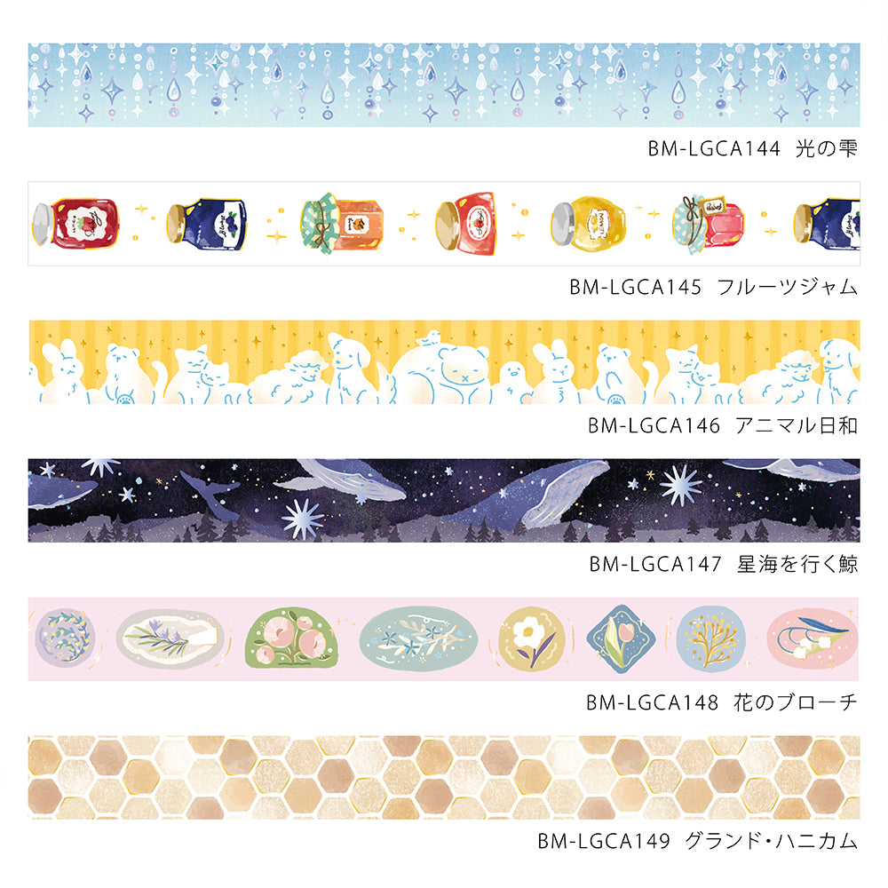 BGM Foil Stamping Masking Tape: Life - Grand Honeycomb — colour swatch