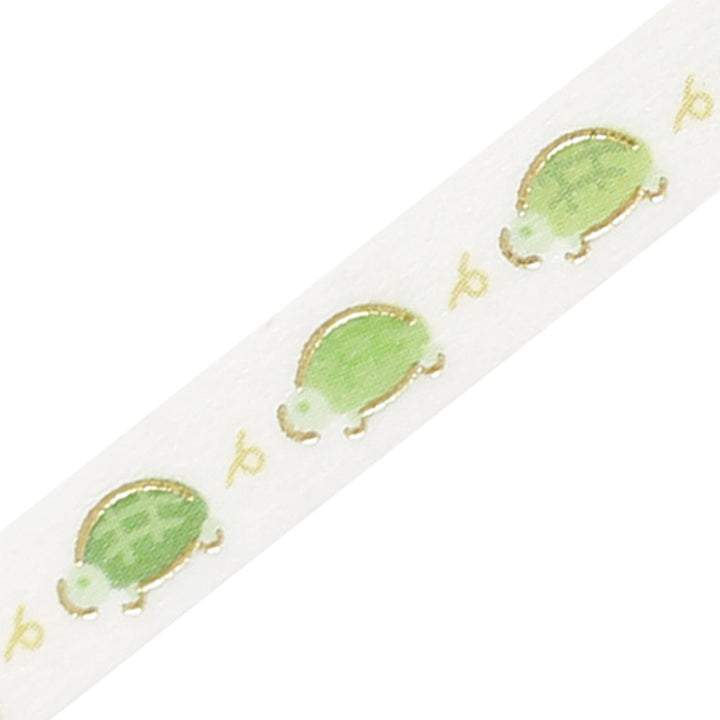BGM Foil Stamping Masking Tape: Life - Run Turtle — pattern detail