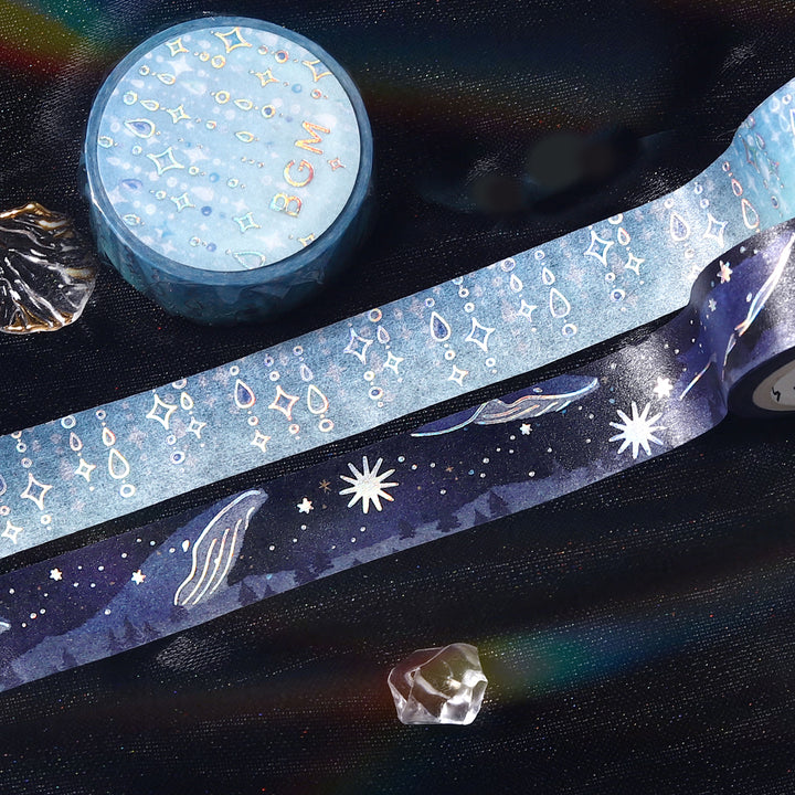 BGM Foil Stamping Masking Tape: Life - Whale Crossing the Starry Sea — colour swatch
