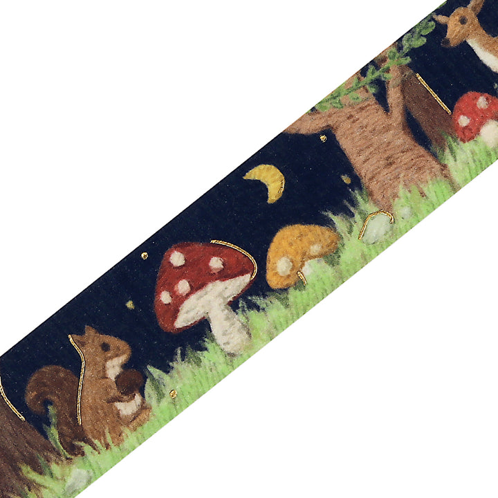 BGM Foil Stamping Masking Tape: Pienistitch - Little Forest — pattern detail