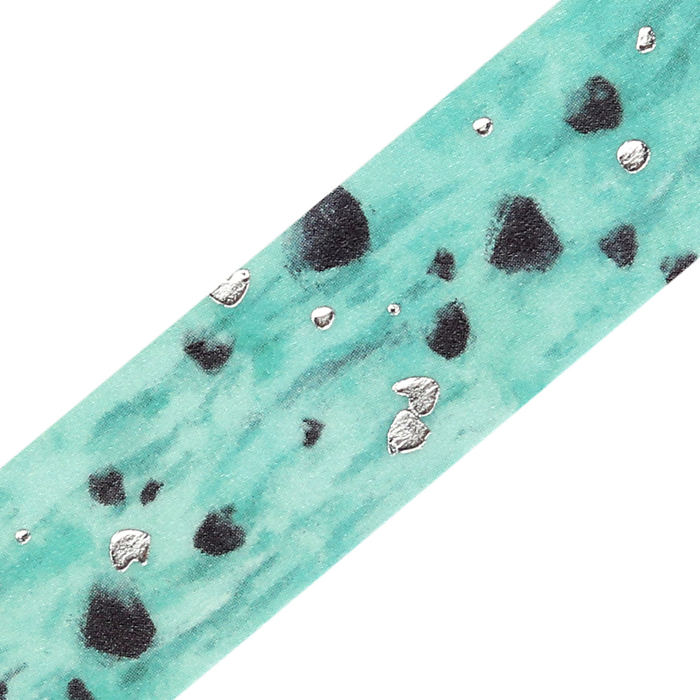 BGM Foil Stamping Masking Tape: We Love ICE: Choco Mint — pattern detail