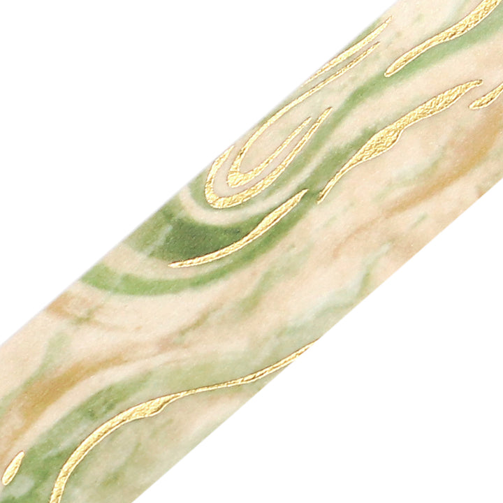 BGM Foil Stamping Masking Tape: We Love ICE: Matcha Marble — pattern detail