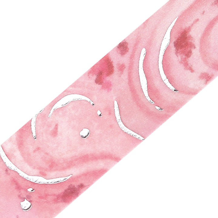 BGM Foil Stamping Masking Tape: We Love ICE: Strawberry — pattern detail