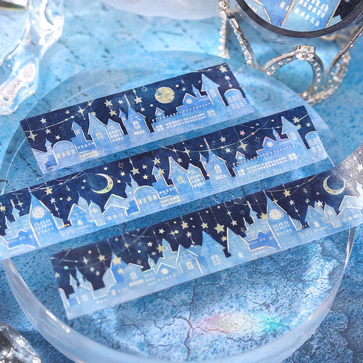 BGM Foil Stamping Washi Tape: Starlit Town