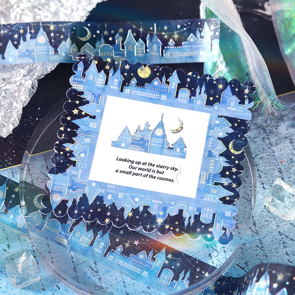 BGM Foil Stamping Washi Tape: Starlit Town