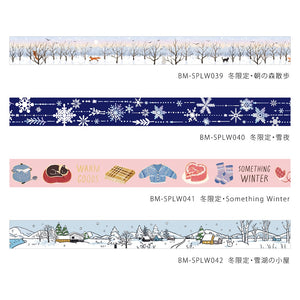 BGM Foil Stamping Winter Limited Edition Masking Tape - a stunning foil-stamped design perfect for adding a touch of elegance to your planners, journals, and creative projects.