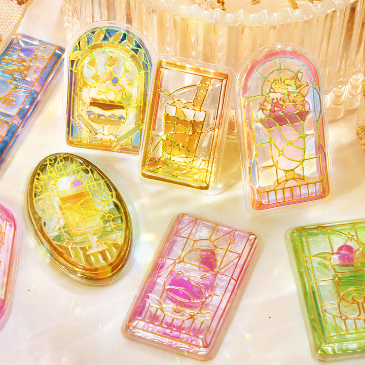 BGM Kyururun Seal: Café à la Mode Stained Glass vol.2 — detail view