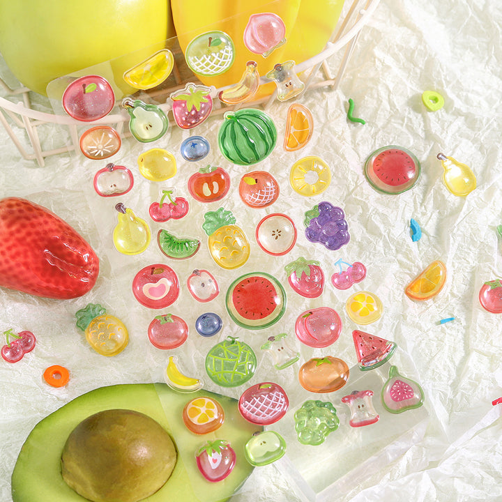 BGM Kyururun Seal: Fruits — side view