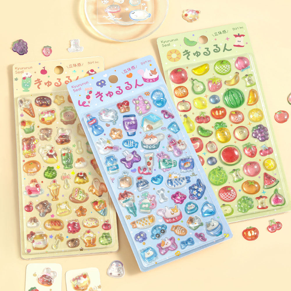 BGM Kyururun Seal: Fun Cafe — in use