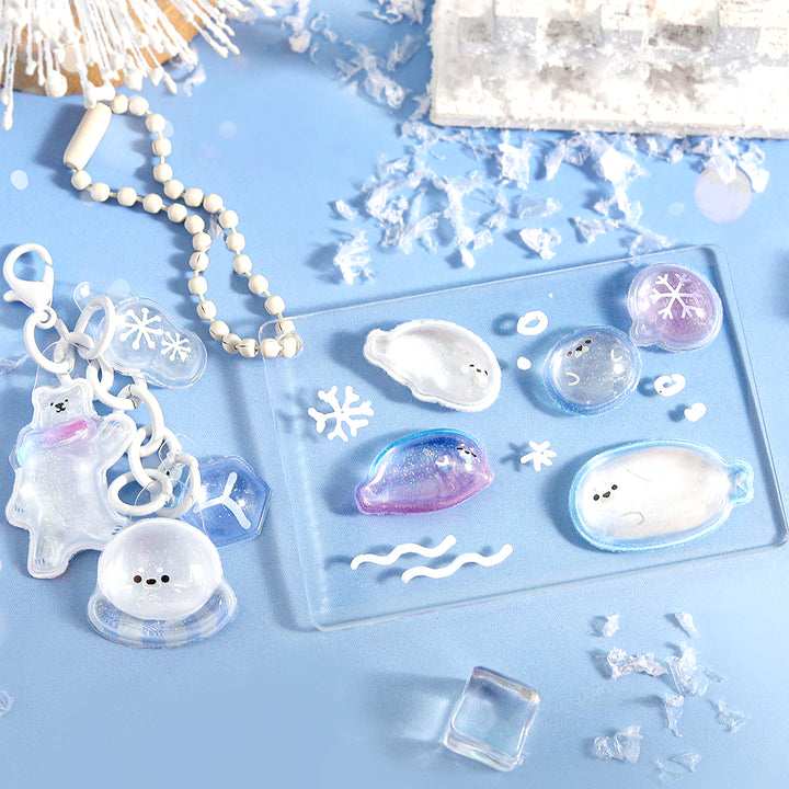 BGM Kyururun Seal: Snowy Animals — with packaging