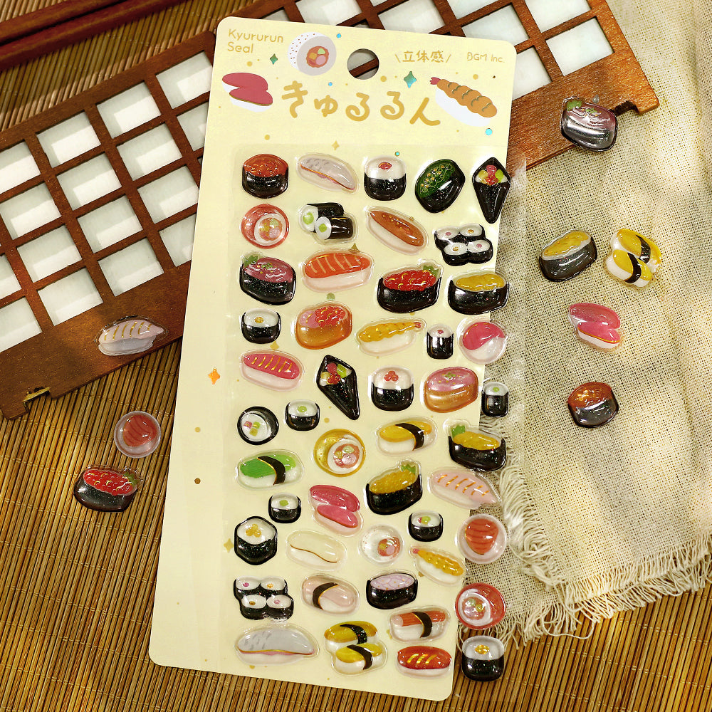 BGM Kyururun Seal: Sushi