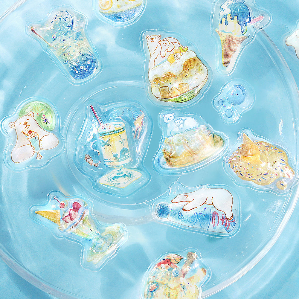 BGM Kyururun Seat Seal: Café à la Mode - Summer Limited Edition — detail view