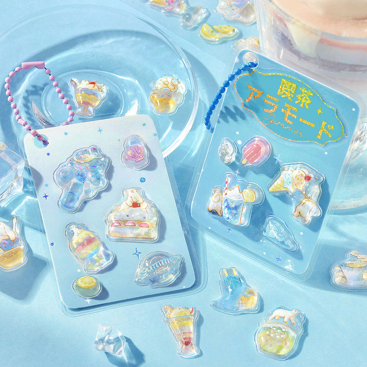BGM Kyururun Seat Seal: Café à la Mode - Summer Limited Edition — with packaging