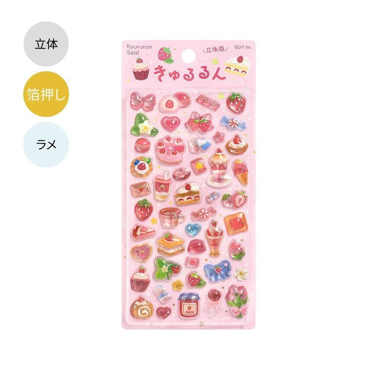 BGM Kyururun Seat Seal – Strawberry Sweets