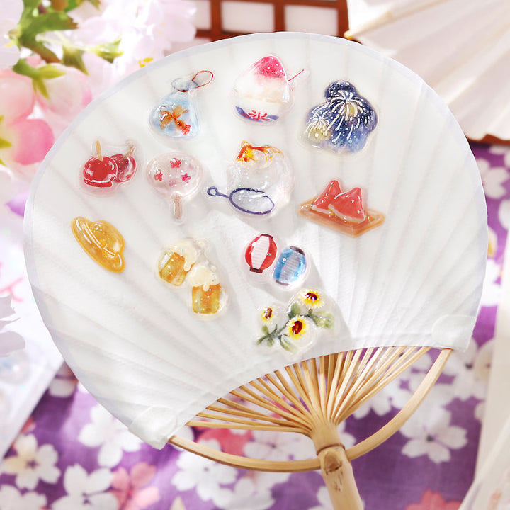 BGM Kyururun Seat Seal: Summer Tradition — detail view
