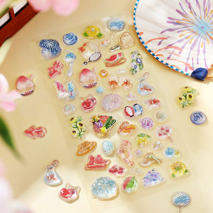 BGM Kyururun Seat Seal: Summer Tradition — with packaging