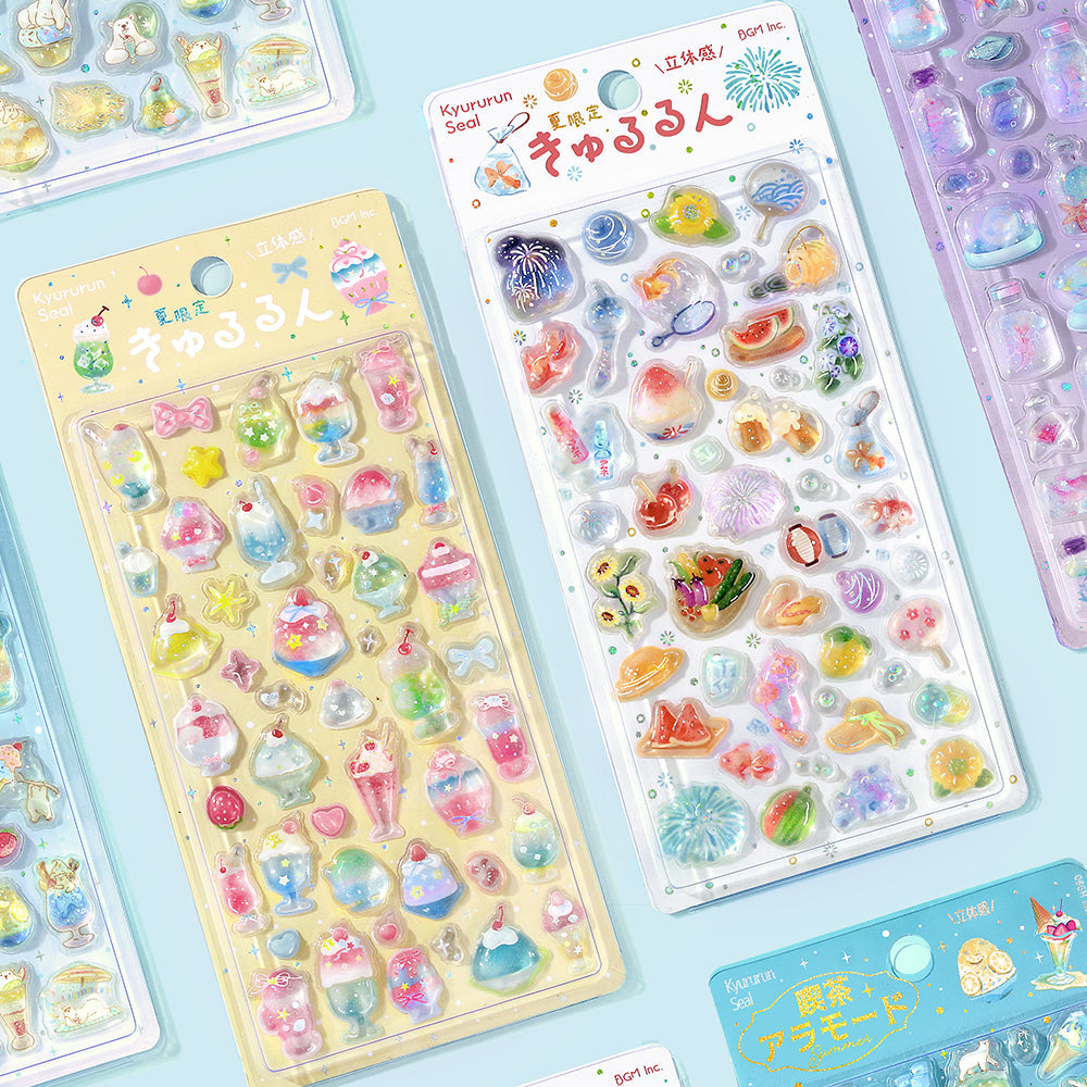 BGM Kyururun Seat Seal: Summer Tradition — in use