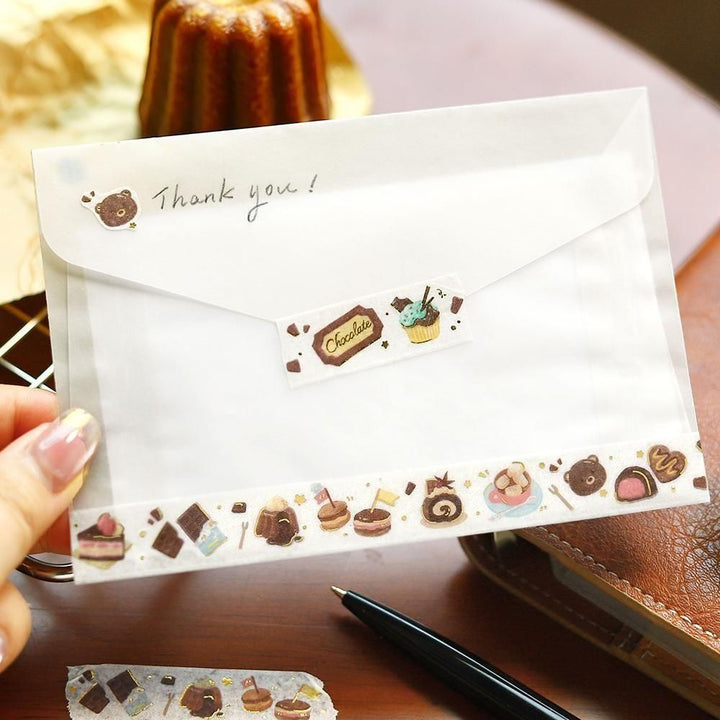 BGM Masking Tape Tokimeki Flavor – Chocolate