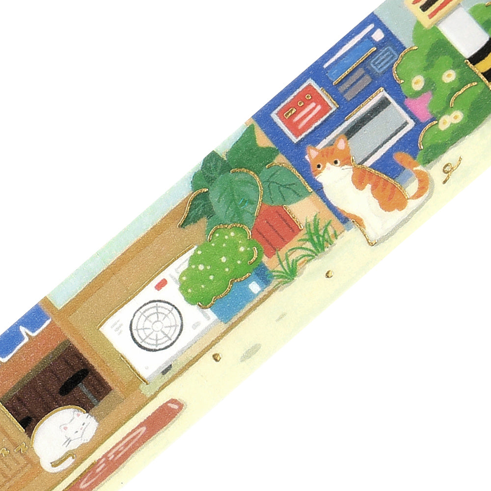 BGM Masking Tape Travels with Cats: Back Alley Afternoon