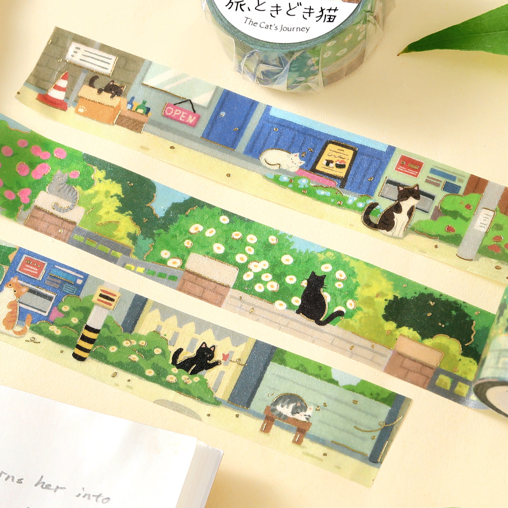 BGM Masking Tape Travels with Cats: Back Alley Afternoon