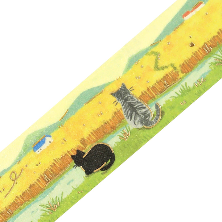 BGM Masking Tape Travels with Cats: Beyond the Wheat Field