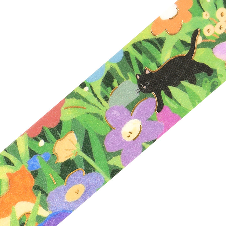 BGM Masking Tape Travels with Cats: Field in Bloom