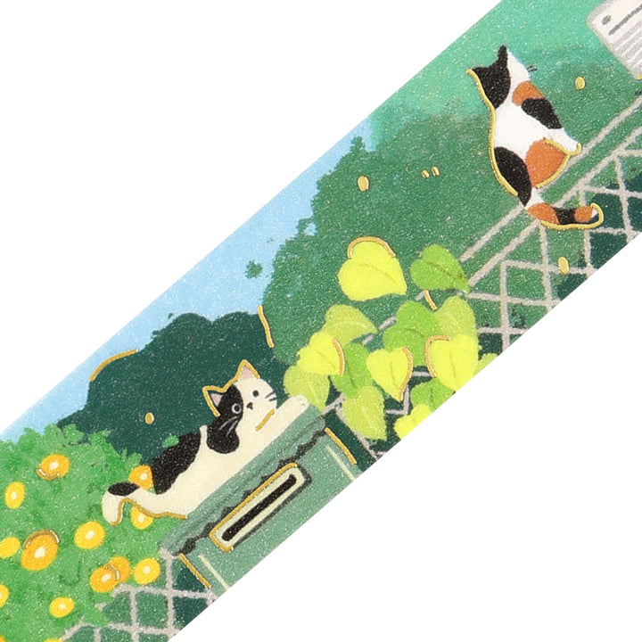 BGM Masking Tape Travels with Cats: Sun-Dappled Garden