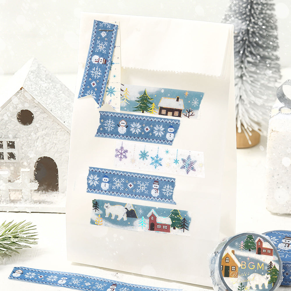 BGM Masking Tape Winter Limited Edition: Nordic Winter Scenery