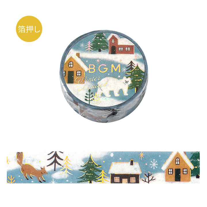 BGM Masking Tape Winter Limited Edition: Nordic Winter Scenery