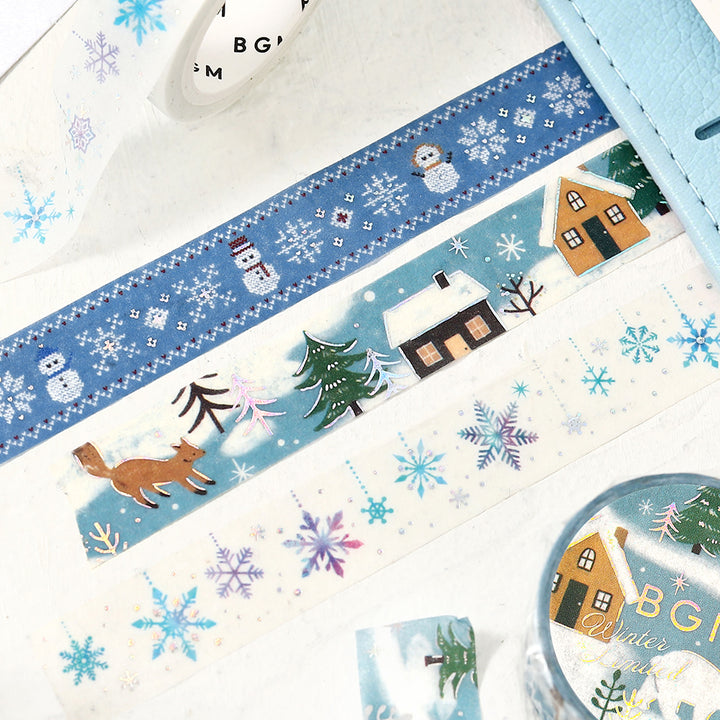 BGM Masking Tape Winter Limited Edition: Snowflake