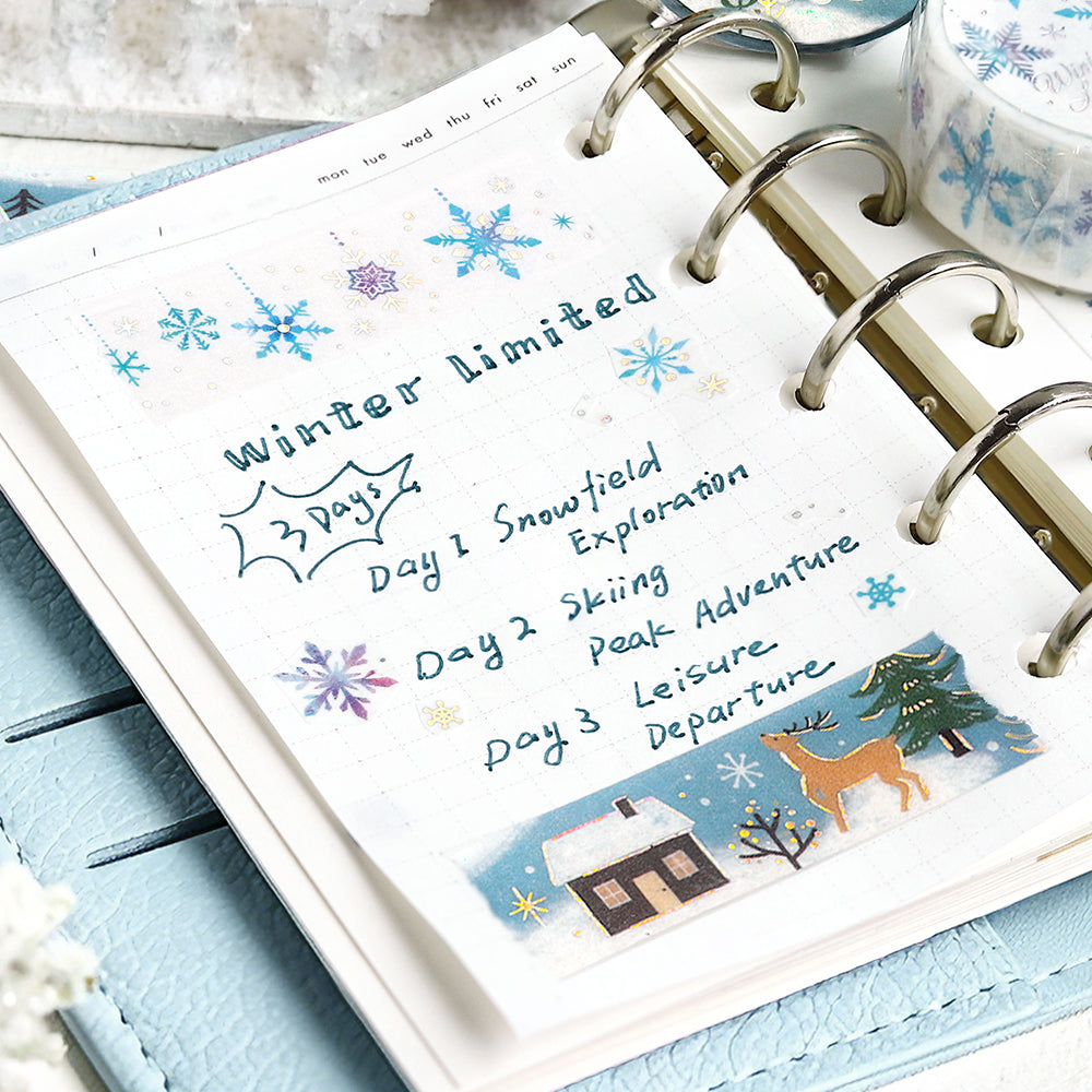 BGM Masking Tape Winter Limited Edition: Snowflake