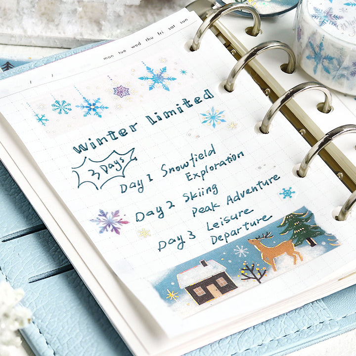 BGM Masking Tape Winter Limited Edition: Snowflake