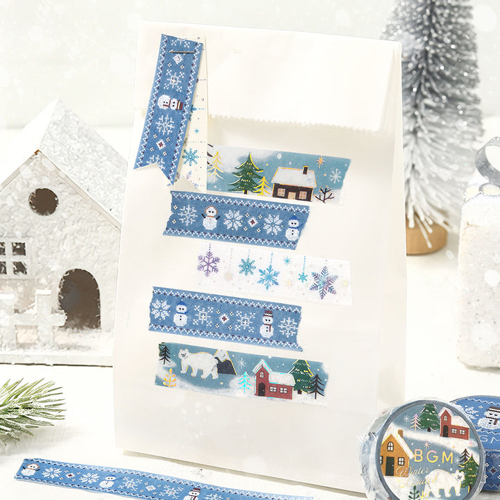 BGM Masking Tape Winter Limited Edition: Snowflake