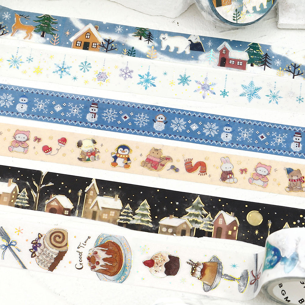 BGM Masking Tape Winter Limited Edition: Snowflake